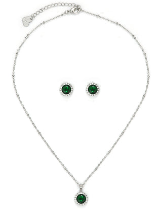 Juego de collar con aretes