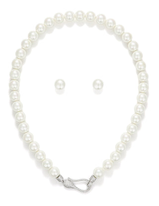 Juego de collar con aretes