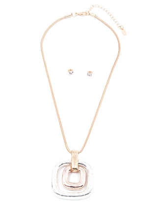 Juego de collar con aretes